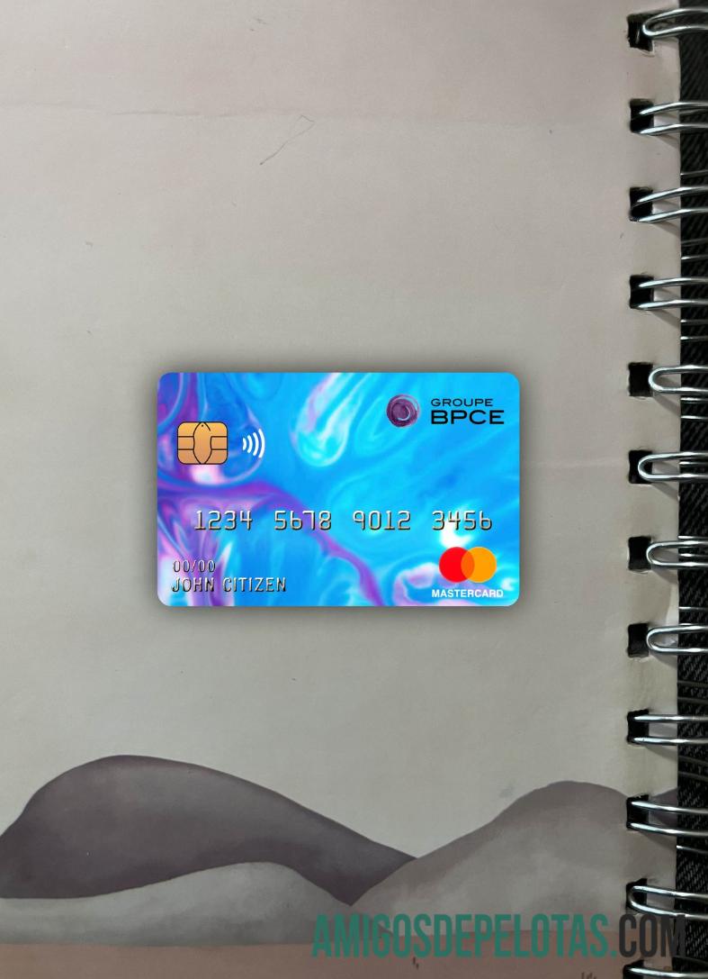 França Groupe BPCE Bank Mastercard Photolook Frente amostra